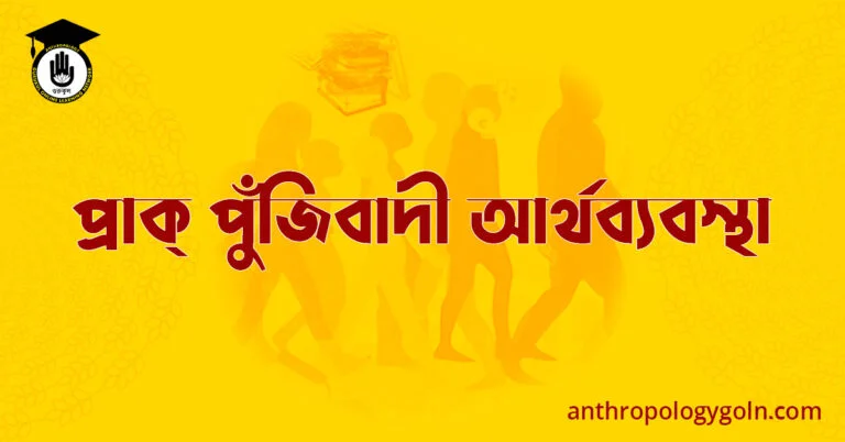 প্রাক্ পুঁজিবাদী আর্থব্যবস্থা