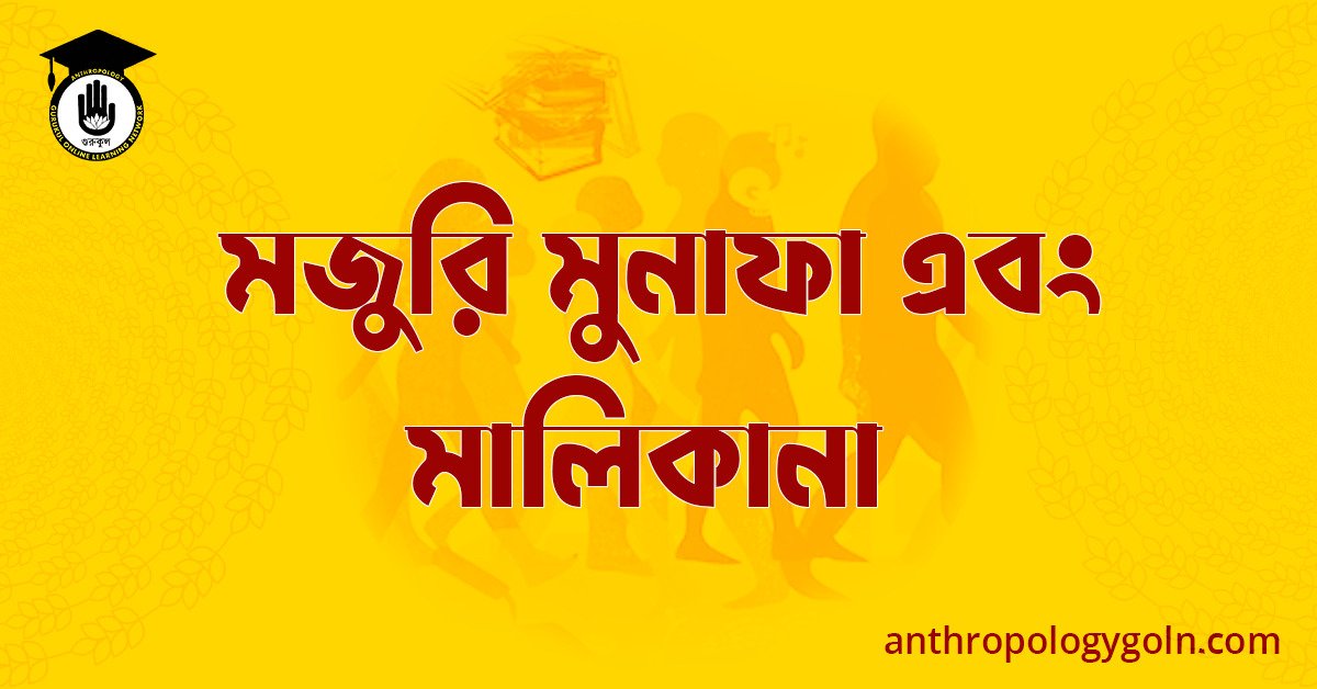 মজুরি মুনাফা এবং মালিকানা