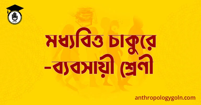 মধ্যবিত্ত চাকুরে-ব্যবসায়ী শ্রেণী